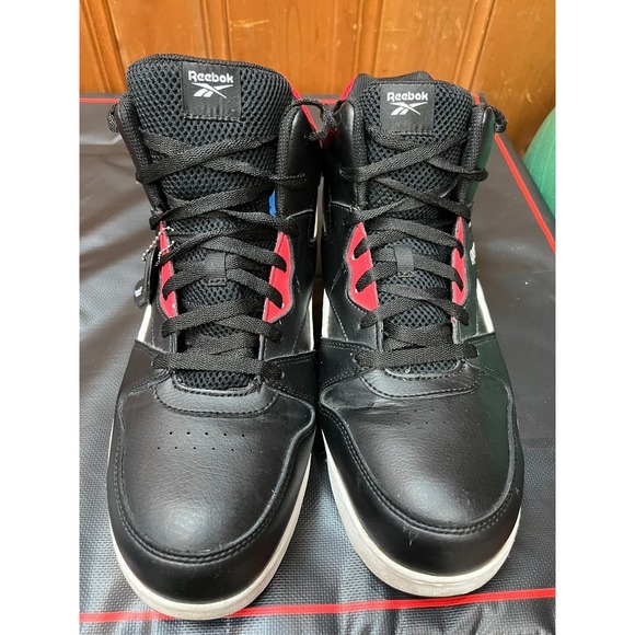 Vtg Reebok BB4500 Work High Top Shoes Sz 14 Rare Color Steel Toe Sneakers! - Picture 1 of 6